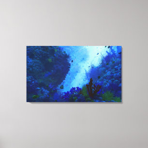 Poseidon's speelplaats canvas afdruk