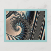 Poseidon's troon briefkaart (Voorkant)