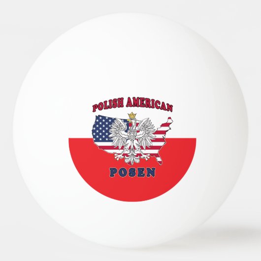 Posen Michigan Pingpongbal (Voorkant)