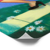 Poseren op het hek Pinup Art Poster (Hoek)