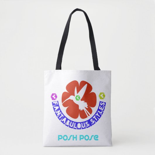 poseren tote bag (Voorkant)