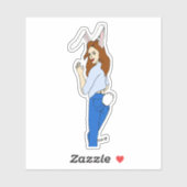 poserend bunnygirl sticker (Vel)