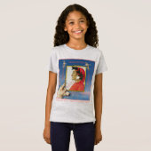 Poserend met Dante Alighieri T-shirt (Voorkant volledig)