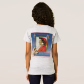 Poserend met Dante Alighieri T-shirt (Achterkant volledig)