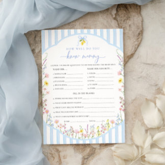 Posey Hoe goed ken jij mammie spel Kaart