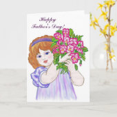 Posey voor Papa Kaart (Gele Bloem)