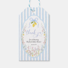 Posey Wildflower Blauwe Strik Babyborrel