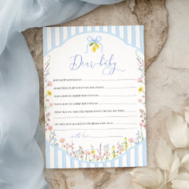 Posey Wildflower Dear Baby Spel Kaart