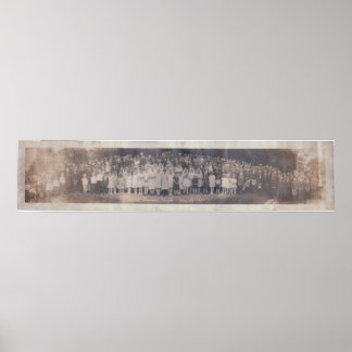 Poseyville in 1923 St Francis Church Poster