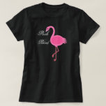 Posh Bird T-shirt<br><div class="desc">Een prachtig ontwerp van een roze flamingo met de logo chique vogel geschikt voor de garderobe van elke dame.</div>