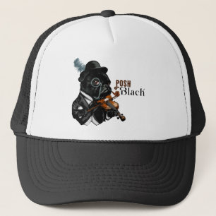 Posh Black Frenchie Bulldog    Trucker Pet
