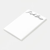 Posh Boss 4x6 Minimale plakbiljetten Post-it® Notes (Schuin)