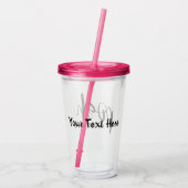 Posh Boss - Gepersonaliseerd Acryl Drinkbeker (Achterkant)