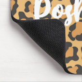 Posh Boss Leopard Gedrukte Muismat (Hoek)