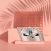 Posh Bougie Glittery Bohemian Roos Roze Visitekaartje