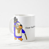 Posh Brown pinguins Koffiemok (Voorkant links)