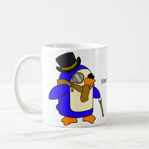 Posh Brown pinguins Koffiemok