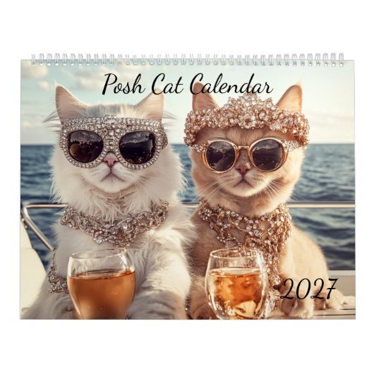 Posh Cat Kalender 2027 Kat (Hoes)