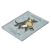 Posh Cats Wedding Blue Notitieboek (Linkerzijde)