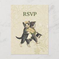 Posh Cats Wedding RSVP