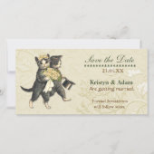 Posh Cats Wedding Save the Date (Voorkant)