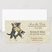 Posh Cats Wedding Save the Date (Voorkant / Achterkant)