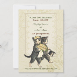 Posh Cats Wedding Save the Date