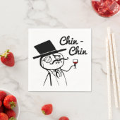 Posh Chap met toplijn met bovenste hat Servet (Insitu)