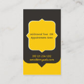 Posh chic Bold Mode Industry Crafts Visitekaartje (Achterkant)