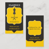 Posh chic Bold Mode Industry Crafts Visitekaartje (Voorkant / Achterkant)