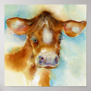 Posh Cow Poster