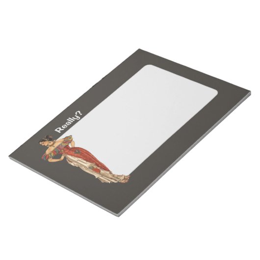 Posh dames echt? notitieblok (Schuin)