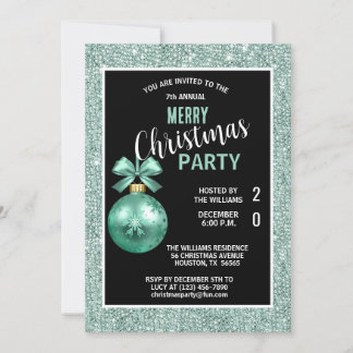 Posh Decoratieve Blauwgroen Kerst Kaart