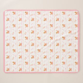 Posh Doodle Dog Love Sherpa Blanket Deken (Voorkant (horizontaal))