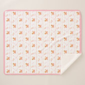 Posh Doodle Dog Love Sherpa Blanket Sherpa Deken (Voorkant (horizontaal))