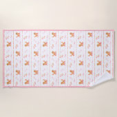 Posh Doodle Dog Love Strandlaken (Voorkant)