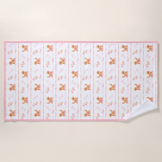 Posh Doodle Dog Love Strandlaken (Voorkant)