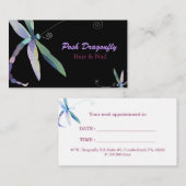 Posh Dragonfly Hair Salon Afspraakkaart Afsprakenkaartje (Voorkant / Achterkant)