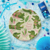 Posh Gator Platen Papieren Bordje (Feest)