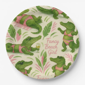 Posh Gator Plates Papieren Bordje