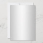 Posh Gem Bow & Lint 60ste huwelijksverjaardag Kaart (Achterkant)