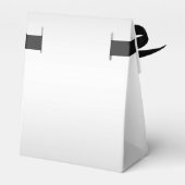 Posh Gem Bow & Ribbon 60th Wedding Jubileum Bedankdoosjes (Achterkant)