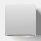 Posh Gem Bow & Ribbon 60th Wedding Jubileum Bedankdoosjes (Bovenkant)