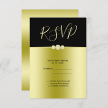 Posh Gold & Black Elegant Diamonds Verjaardag