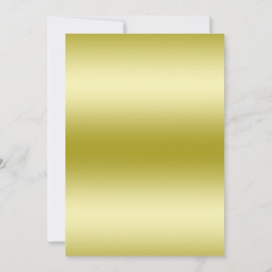 Posh Goud & Zwart Elegante Diamanten 40e Verjaarda Bedankkaart (Achterkant)