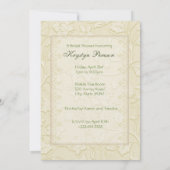 Posh Katten Bruids Douche Uitnodiging (Achterkant)