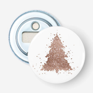 Posh Kerstboom Glam Roos Goud Luxe Button Flesopener