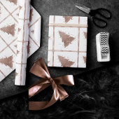 Posh Kerstboom | Glam Roos Goud Luxe Cadeaupapier