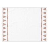 Posh Kerstboom | Glam Roos Goud Luxe Tafelkleed (Voorkant (Horizontaal))