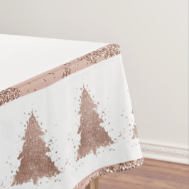 Posh Kerstboom | Glam Roos Goud Luxe Tafelkleed